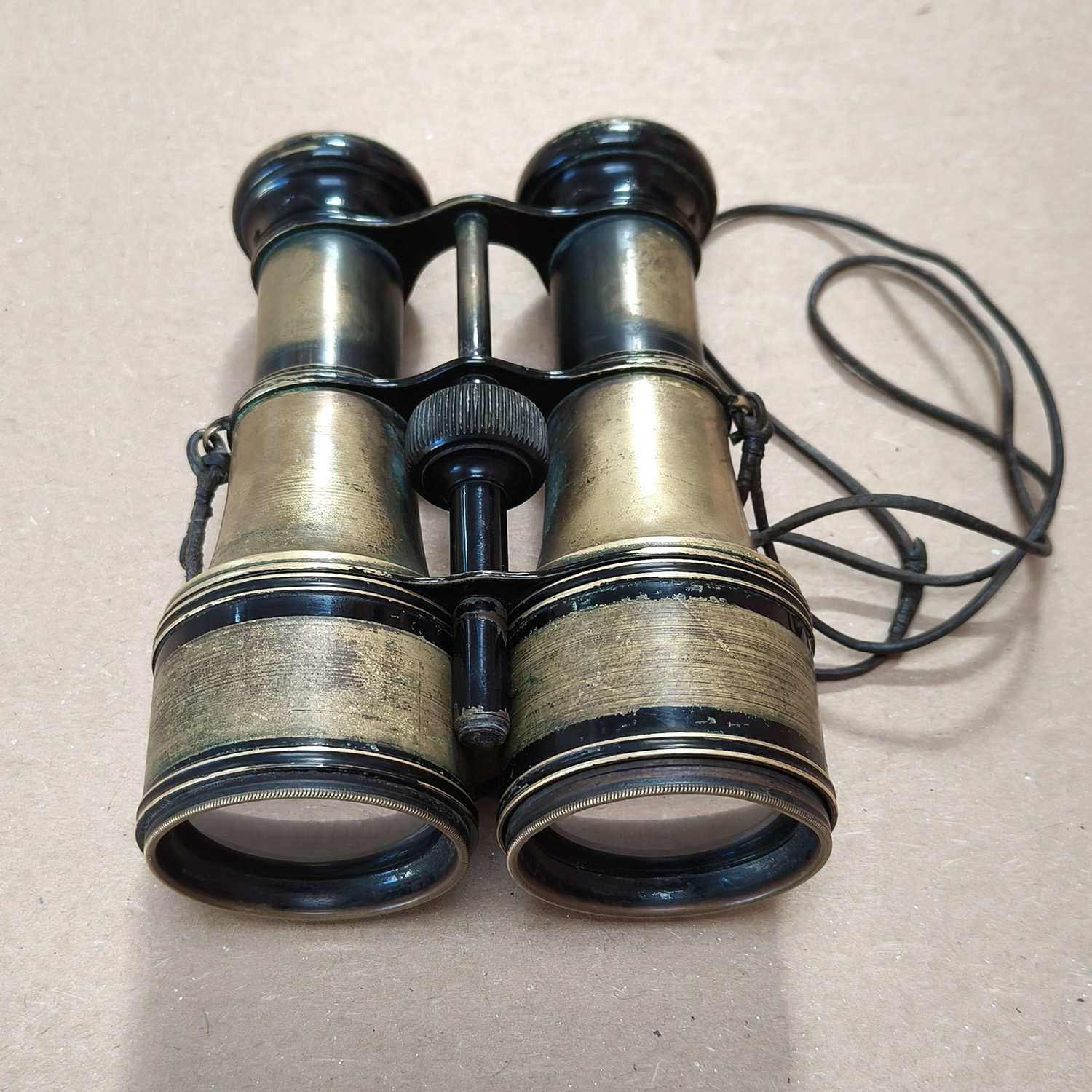 Antique Brass Opera Field Glasses Binoculars