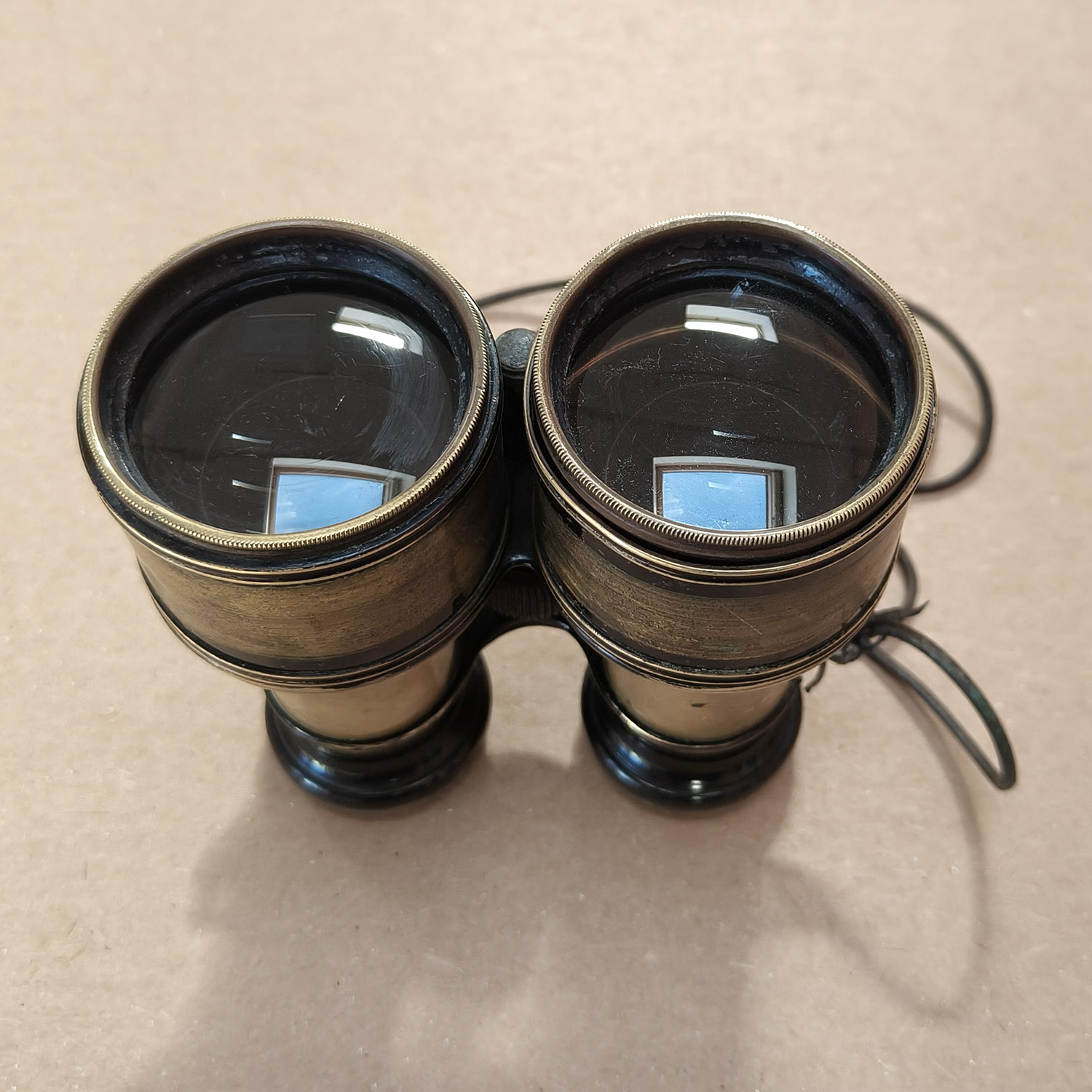 Antique Brass Opera Field Glasses Binoculars