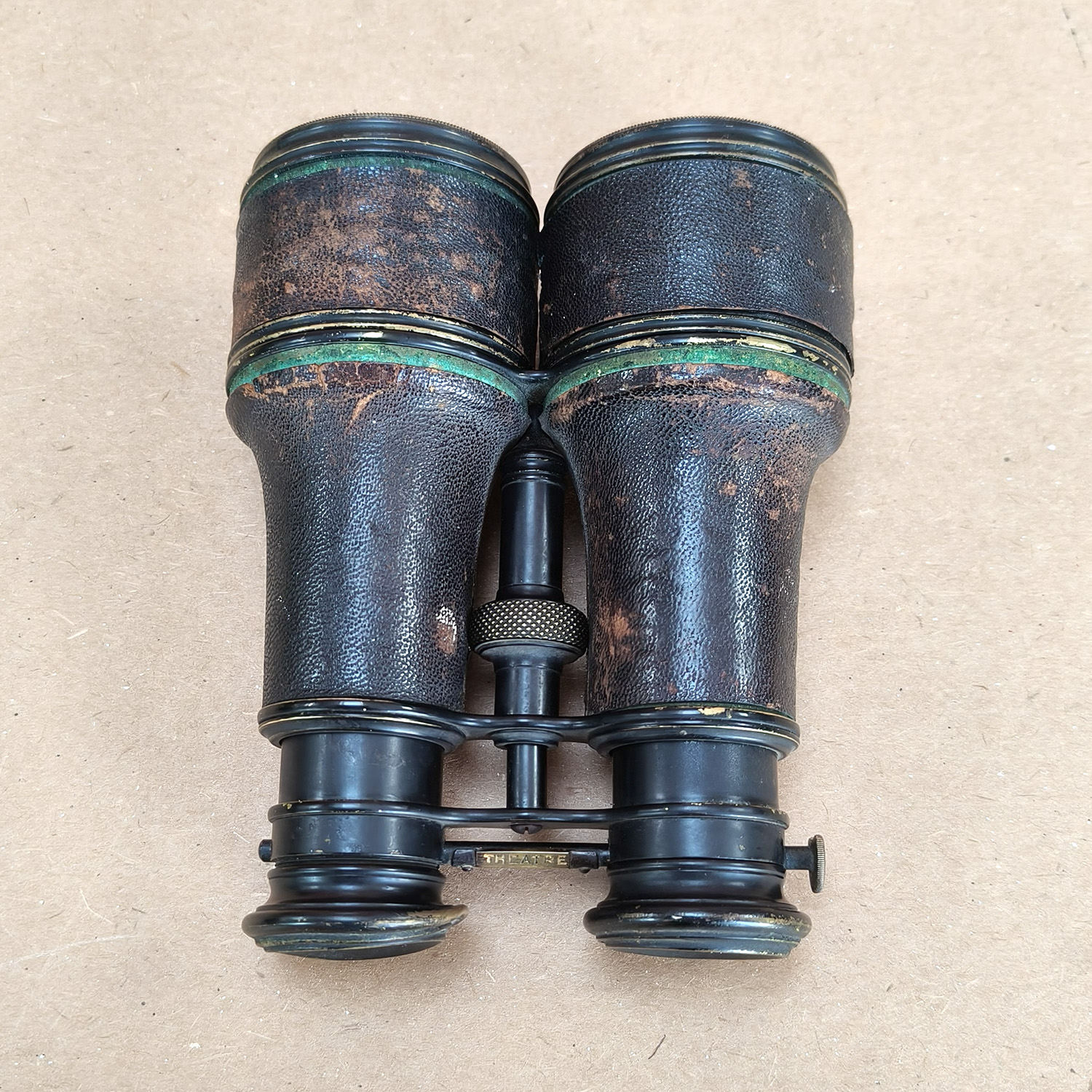 Antique c1900 Theatre Field Marine Triple Optic Binoculars