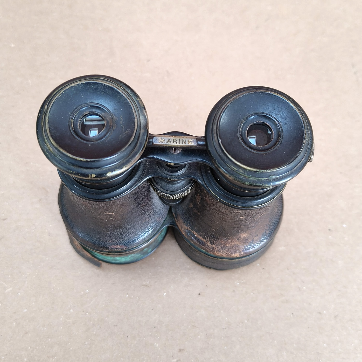 Antique c1900 Theatre Field Marine Triple Optic Binoculars