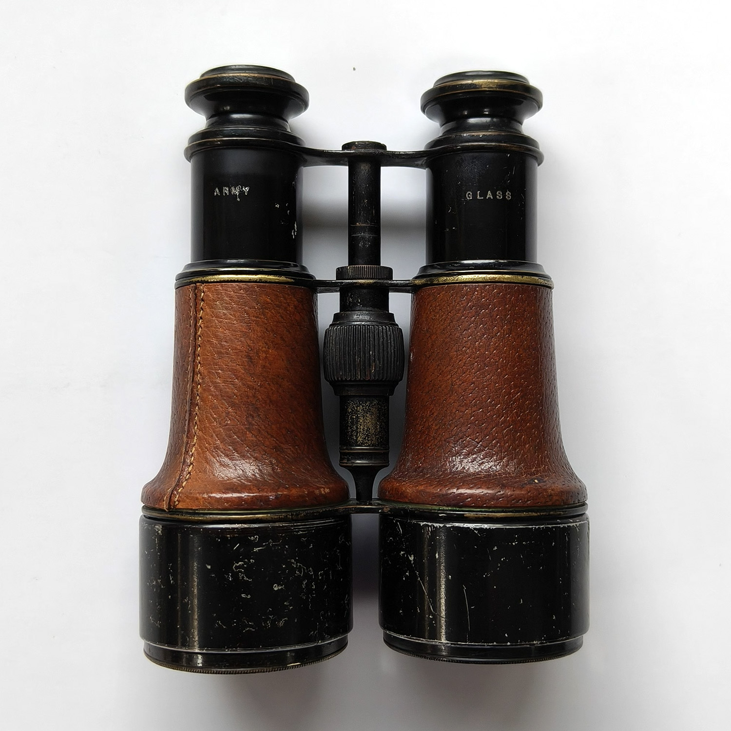 Antique Dollond London 5x Army Glass Binoculars