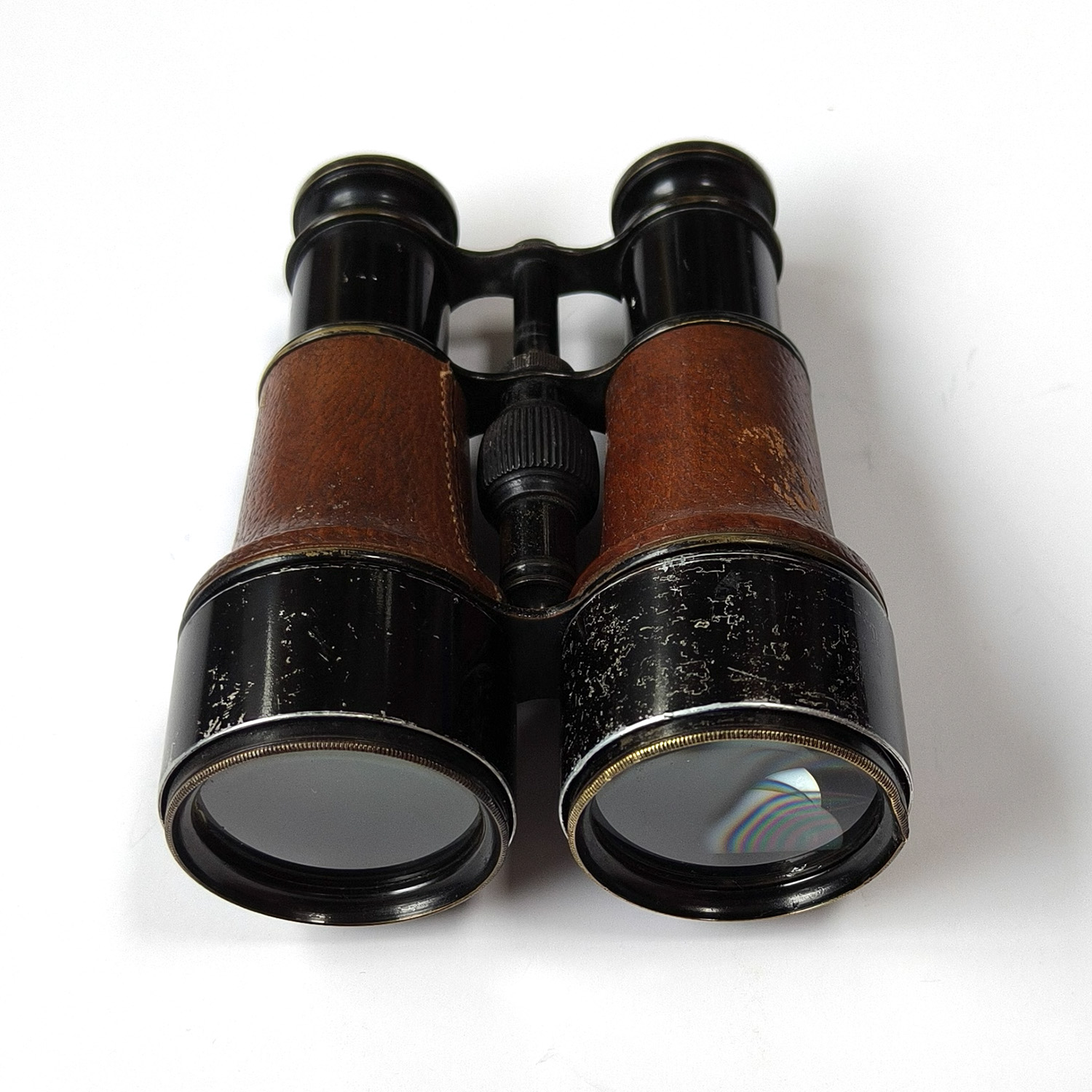 Antique Dollond London 5x Army Glass Binoculars