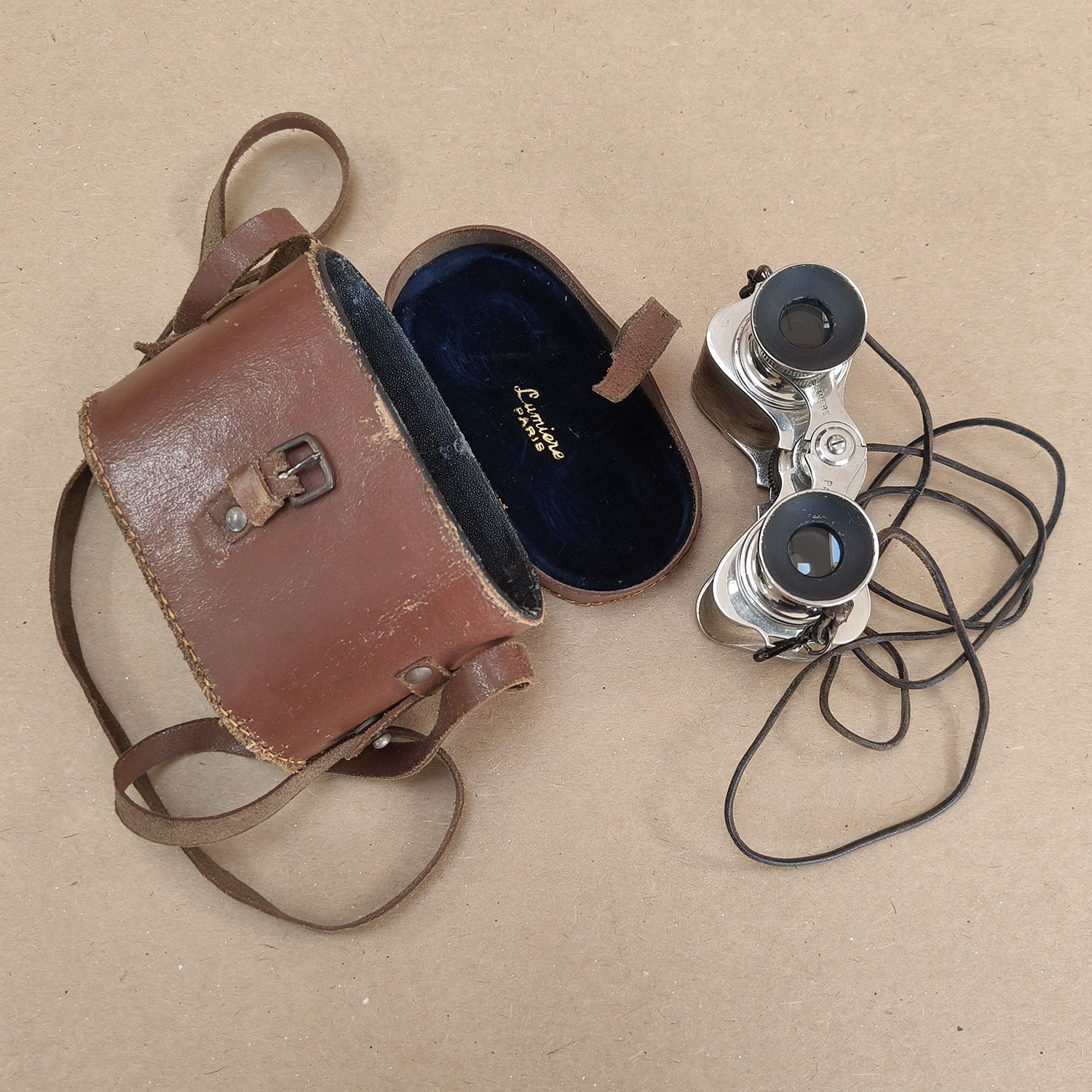 Vintage Lumiere Paris Binoculars Made in France